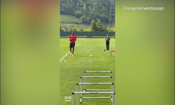 Sudore e fatica: Balo pensa al campo