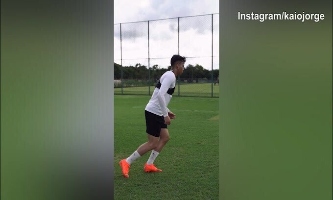 Juve, speranza Kaio Jorge: calcia e segna un rigore perfetto!