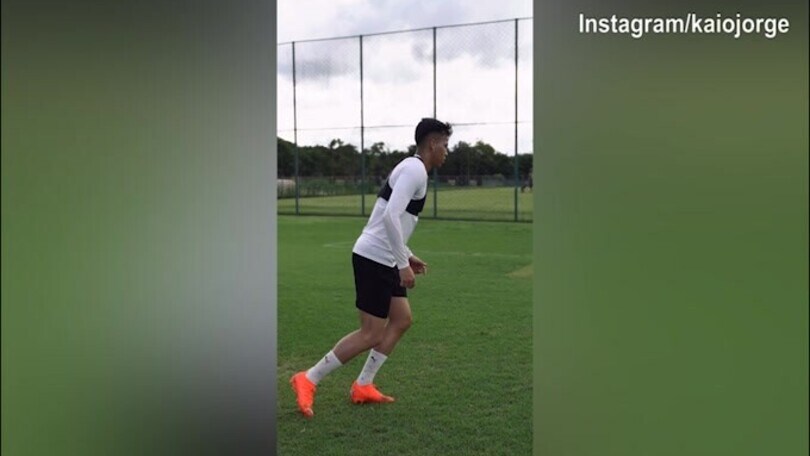 Juve, speranza Kaio Jorge: calcia e segna un rigore perfetto!