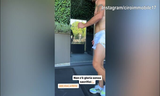 Lazio, Immobile senza sosta: allenamento in vacanza