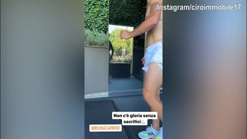 Lazio, Immobile senza sosta: allenamento in vacanza