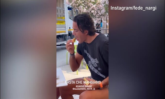 Nargi a Matri: "Relax...mangiati la granita"