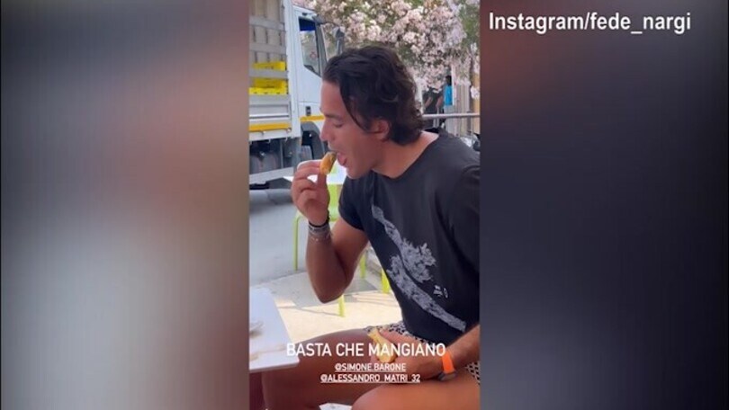 Nargi a Matri: "Relax...mangiati la granita"