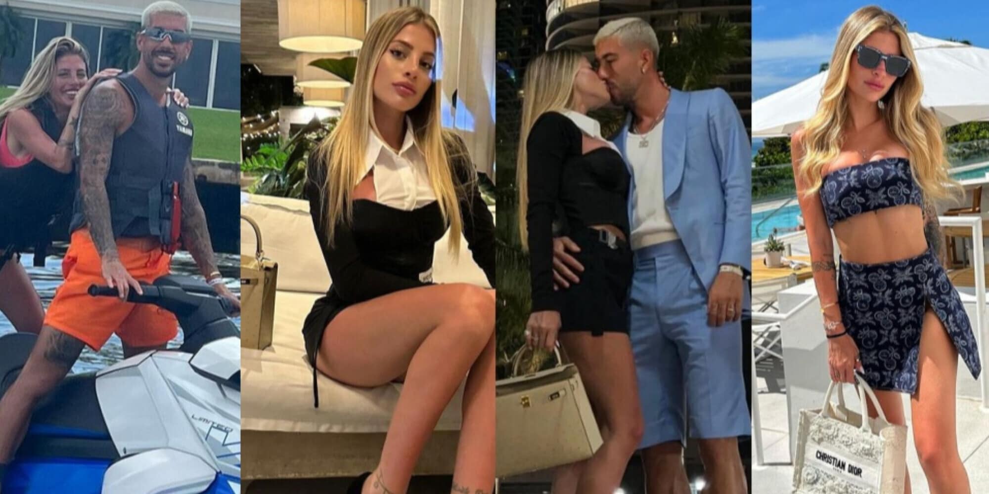 Mattia Zaccagni e Chiara Nasti, vacanza a Miami: la foto fa discutere