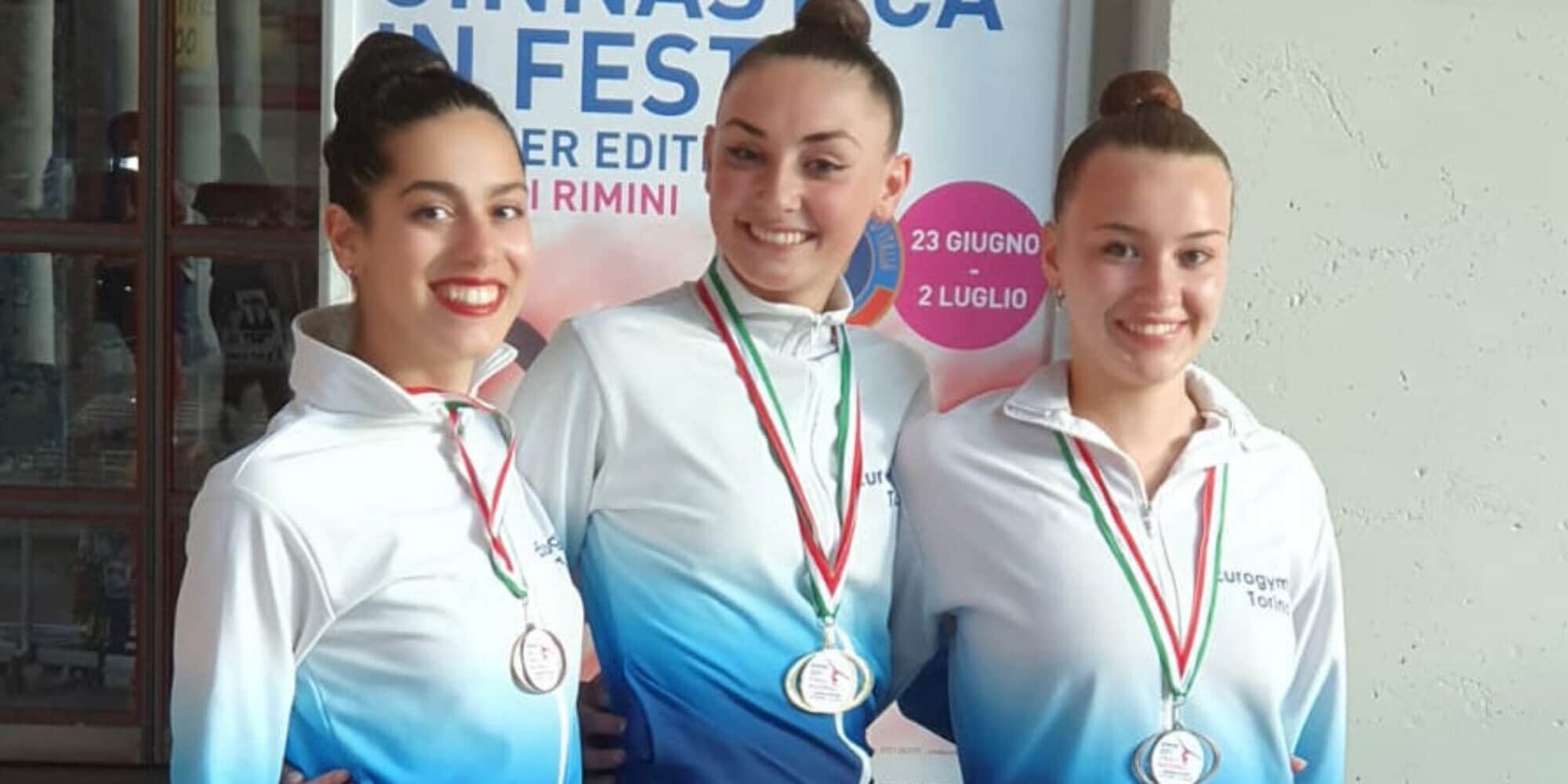 Eurogymnica: a Rimini le EGirls vincono 12 Titoli Italiani, 7 argenti e 6 bronzi