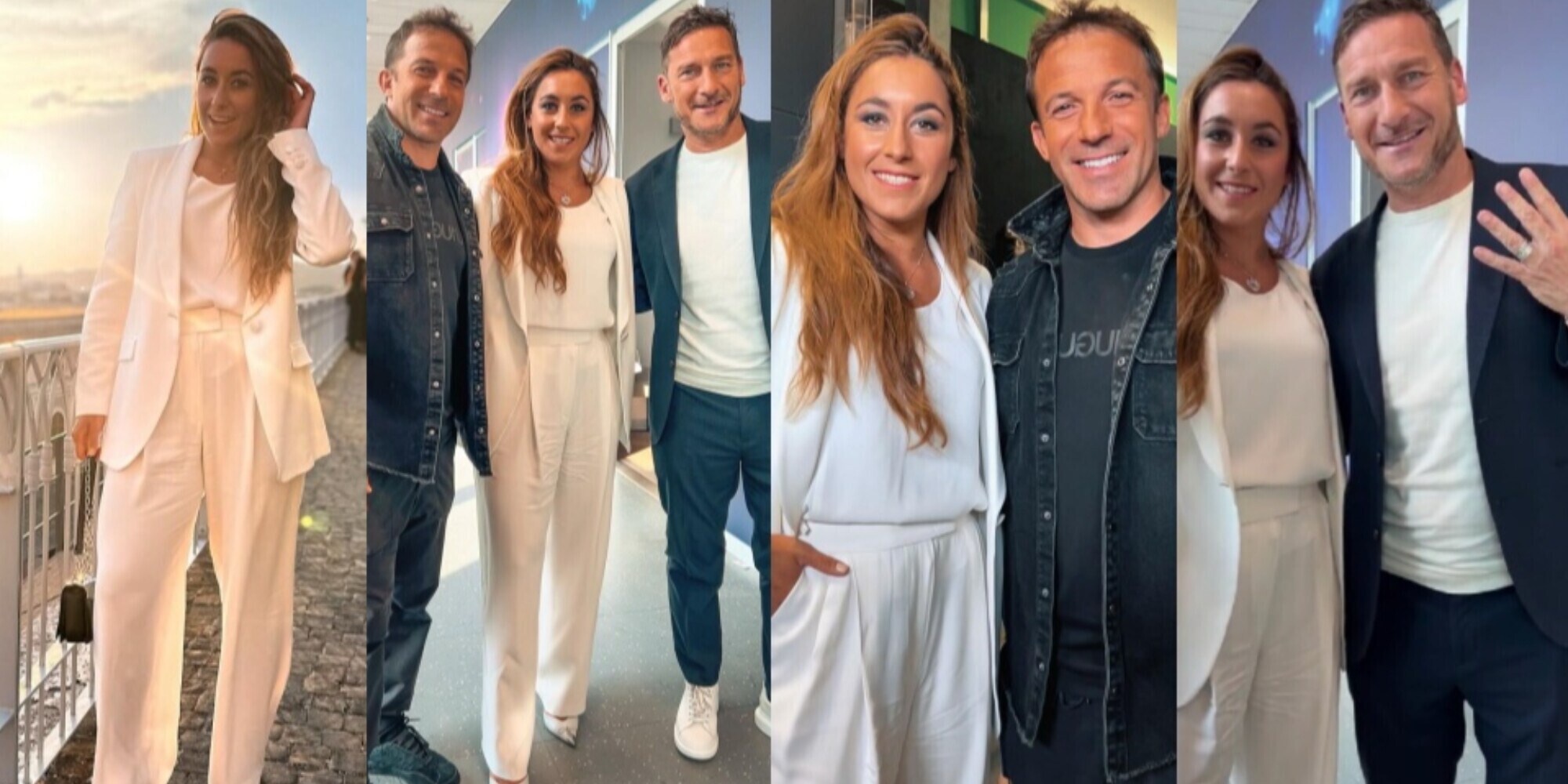 Sofia Goggia tra due numeri 10: l'incontro con Totti e Del Piero