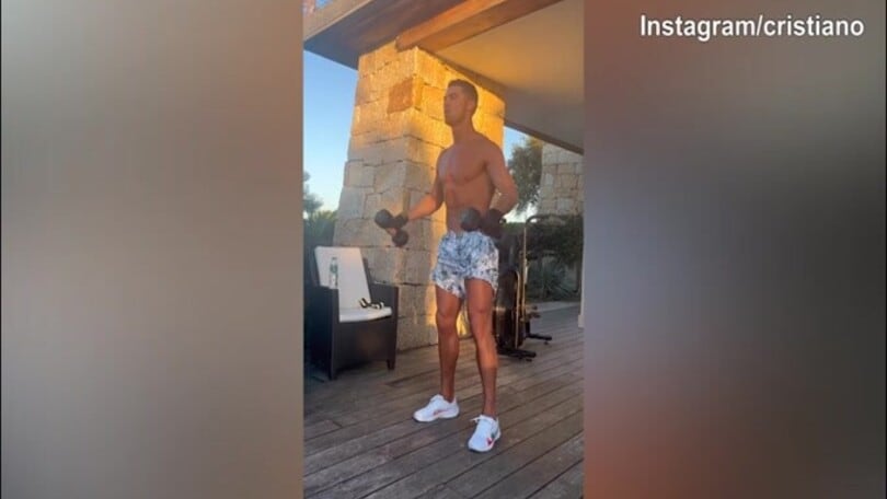 CR7, l'allenamento è super!