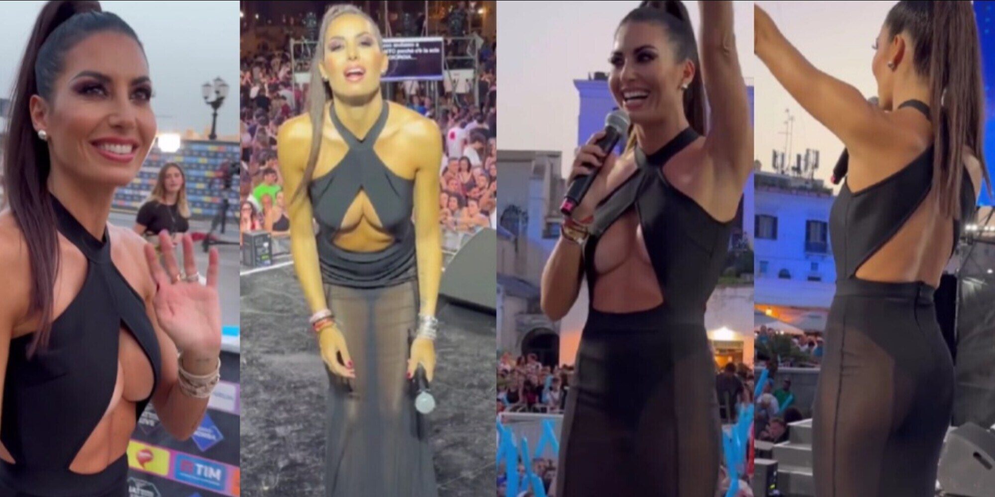 Elisabetta Gregoraci, critiche social: look e conduzione, tutto bocciato
