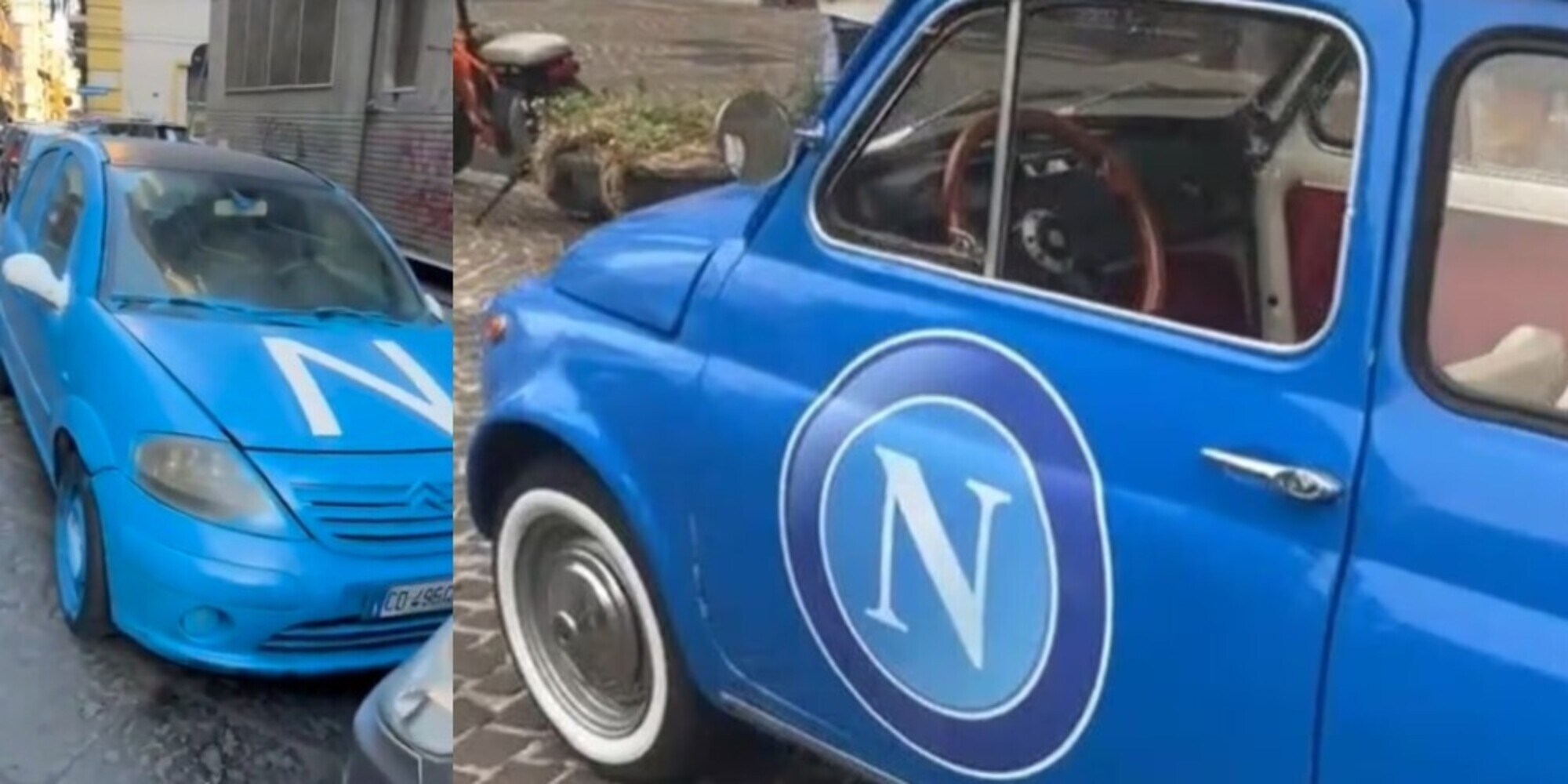 Maxi rimozione per le strade di Napoli: sparite anche le auto dello scudetto