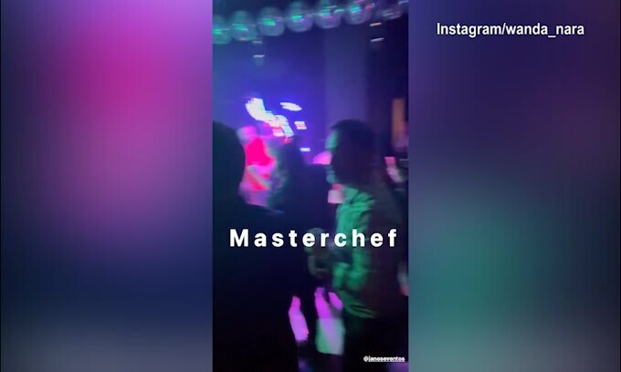 Masterchef è terminato: Wanda Nara va alla festa con Maurito