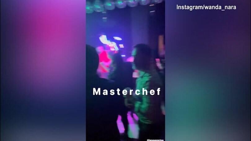 Masterchef è terminato: Wanda Nara va alla festa con Maurito