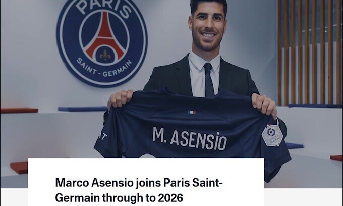 Psg, è ufficiale: Asensio ha firmato fino al 2026
