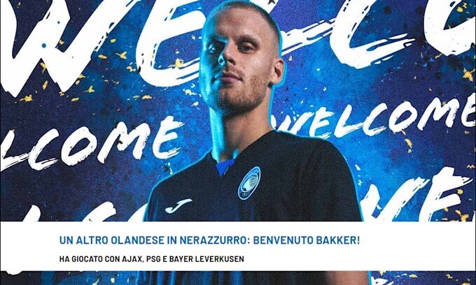 Atalanta, ufficiale: preso Bakker