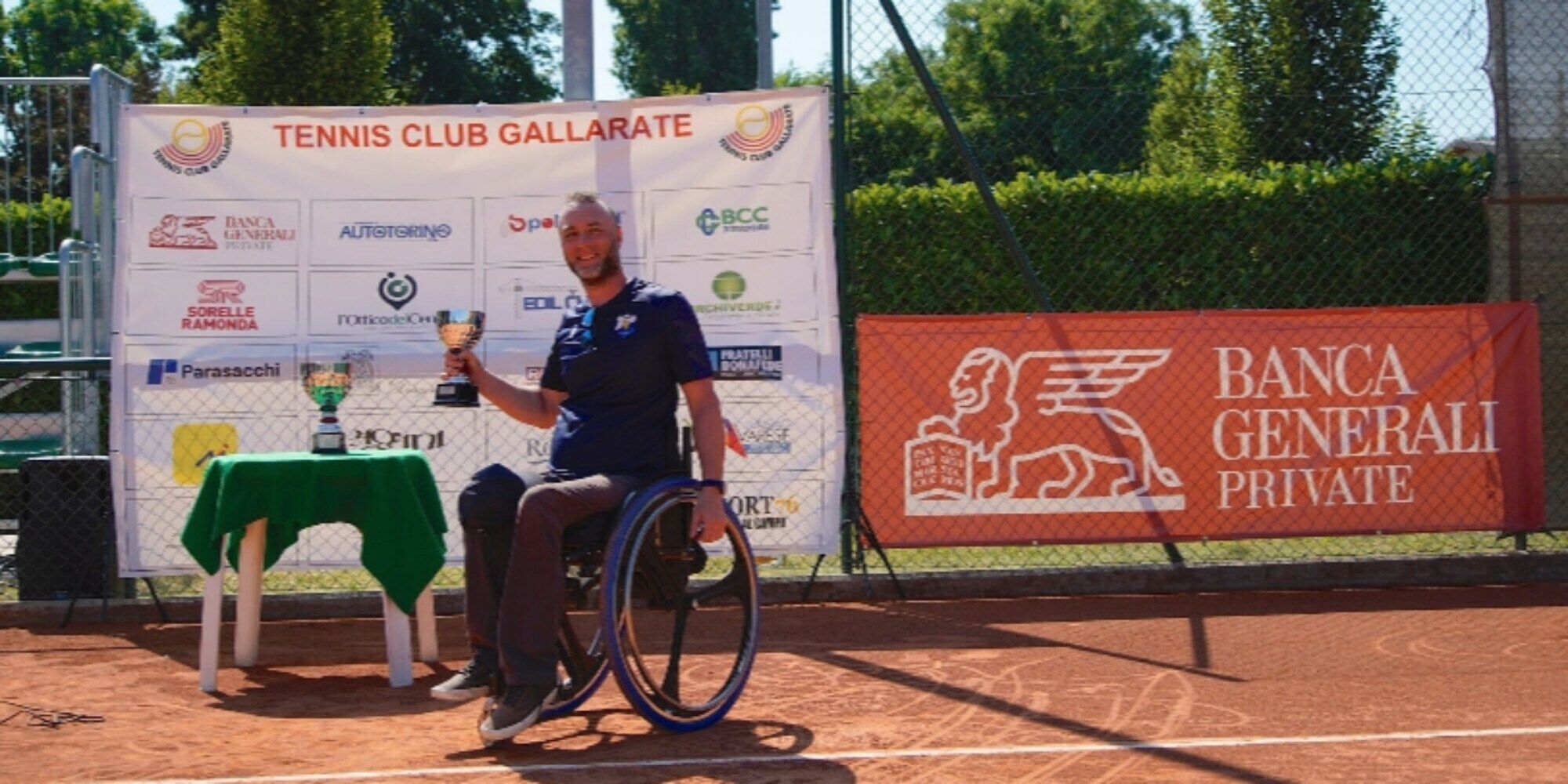 Luca Paiardi nella "Top Five" italiana del tennis in carrozzina