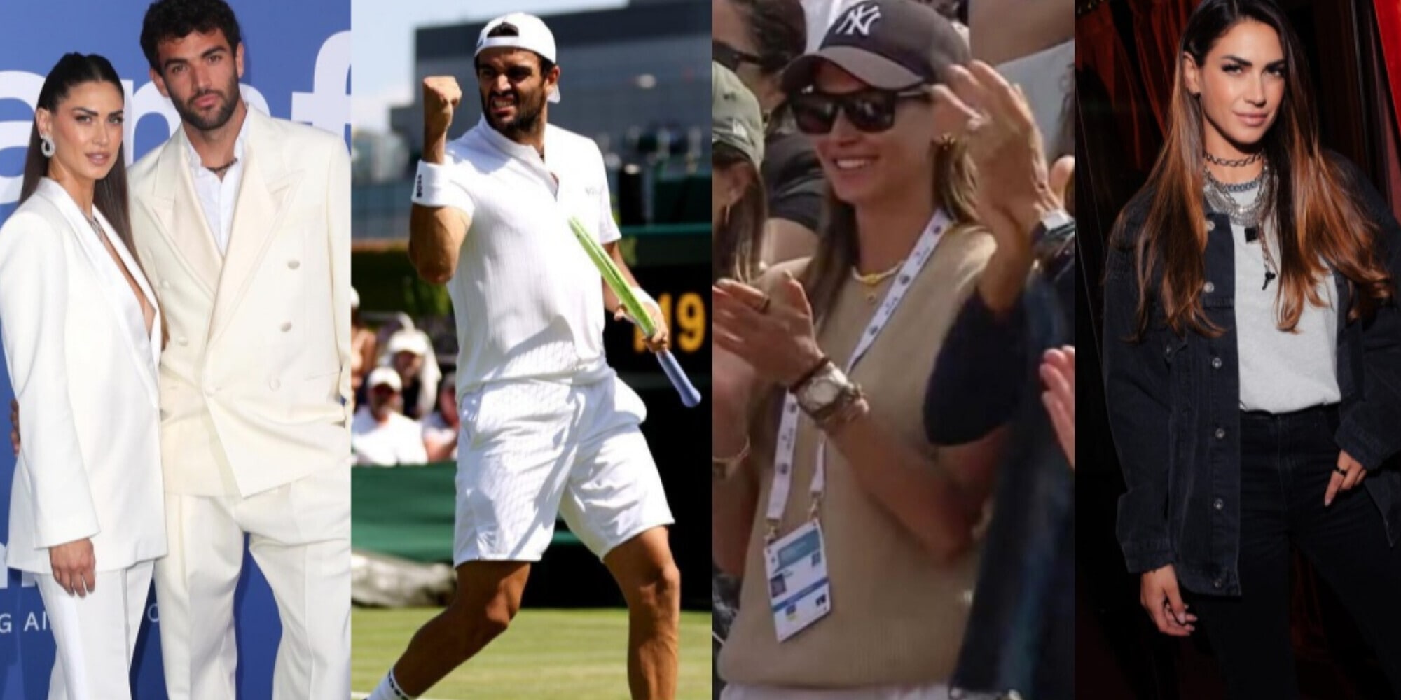 Melissa Satta e il tifo per il suo Matteo Berrettini: ecco cosa ha fatto
