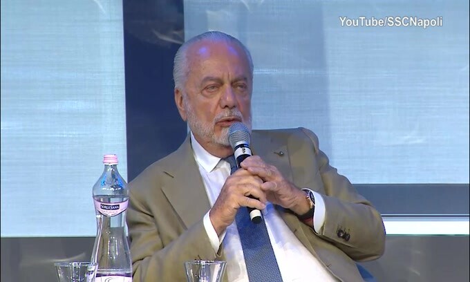 De Laurentiis: "Giocatori in scadenza? Posso tenerli pagarli a vuoto"