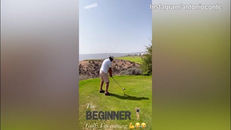 Antonio Conte cambia sport: "Golf, sto arrivando"