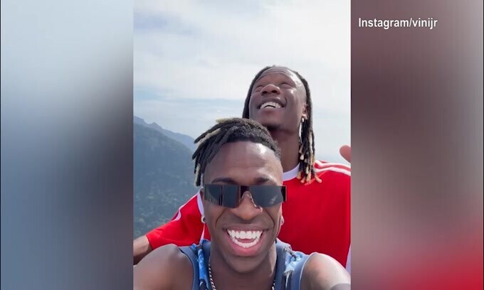 "Cama oh": al Cristo di Rio è Vinicius-Camavinga show!