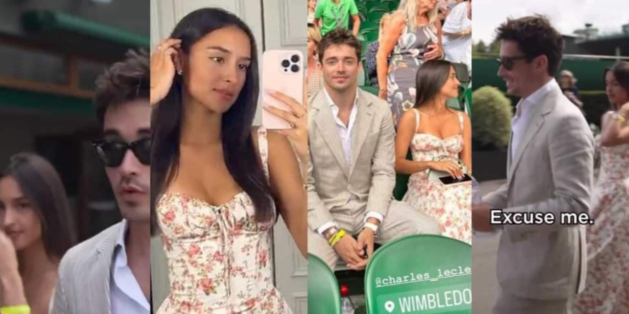 Leclerc a Wimbledon con la nuova fidanzata: è la prima uscita pubblica