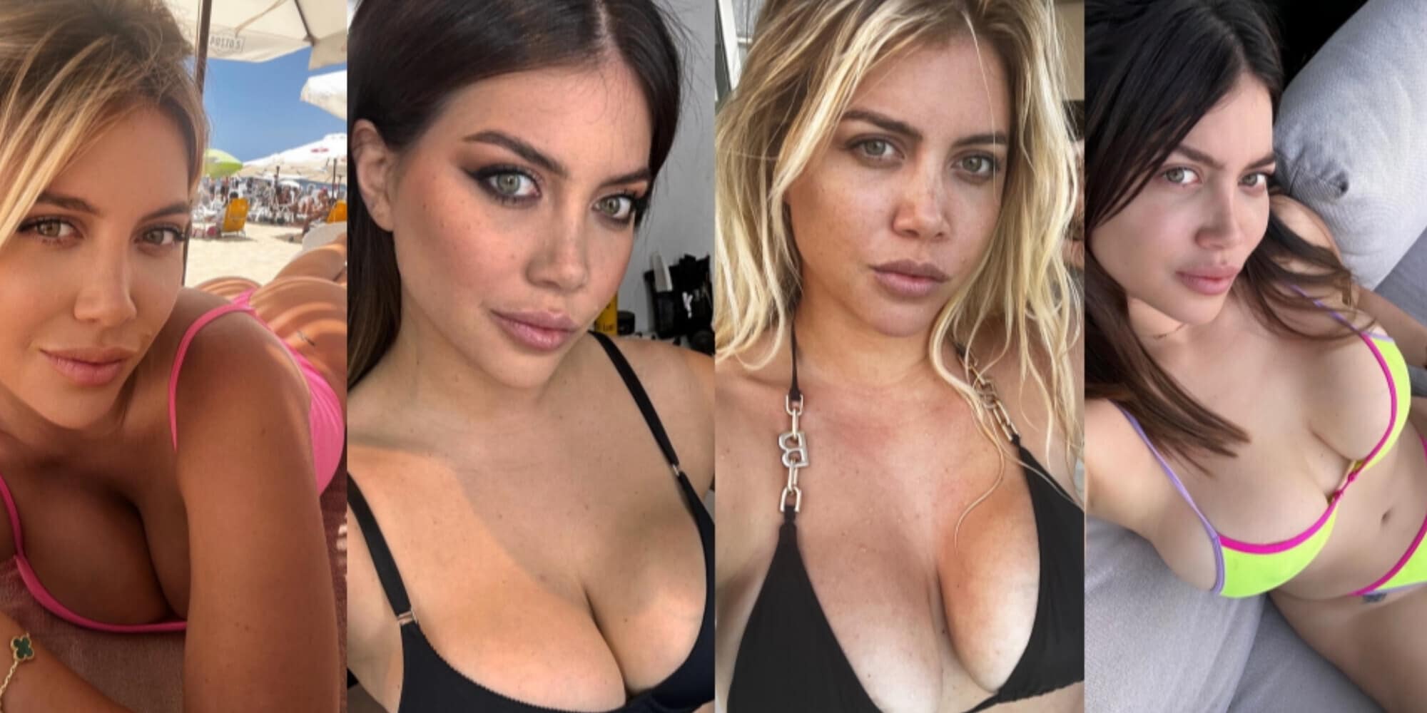 Wanda Nara, bionda o mora? Svelato il segreto sui cambi di look