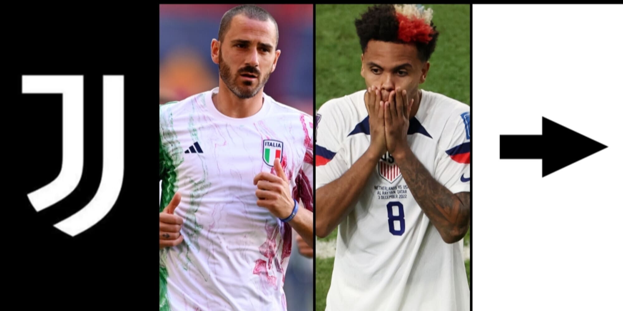 Bonucci e McKennie fuori rosa: pugno duro Juve, sono sul mercato!