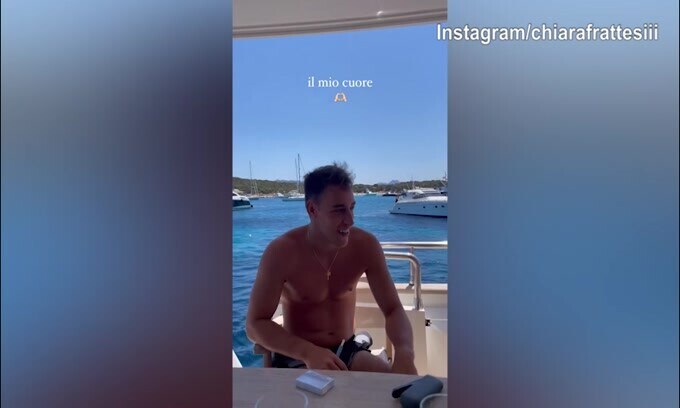 Inter, Davide Frattesi scatenato tra canti e balli in famiglia