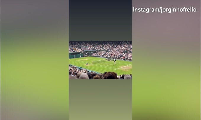 Wimbledon, Jorginho assiste al successo di Djokovic