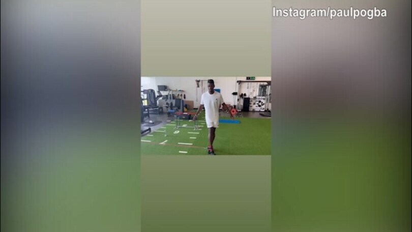 Pogba carico per la Juve: lavoro intenso in palestra