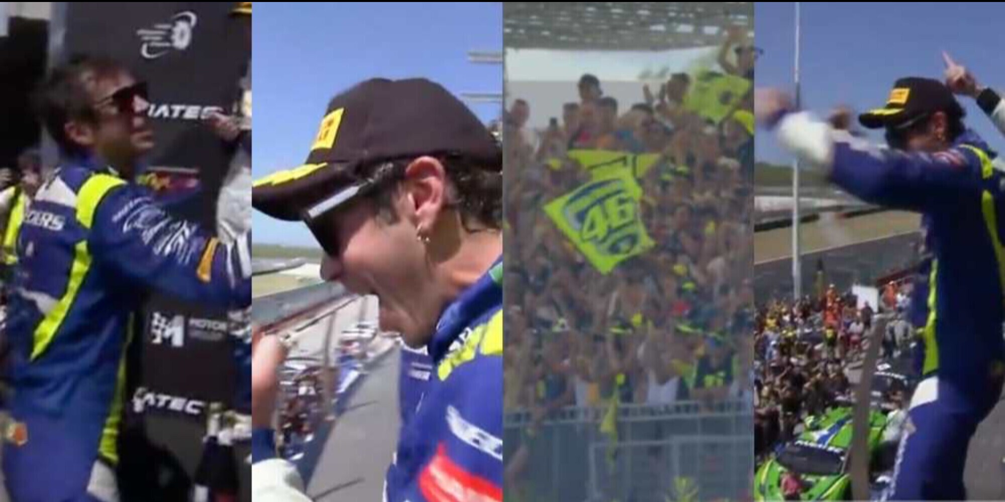 Valentino Rossi show a Misano: vince Gara 2 nel GT World Challenge