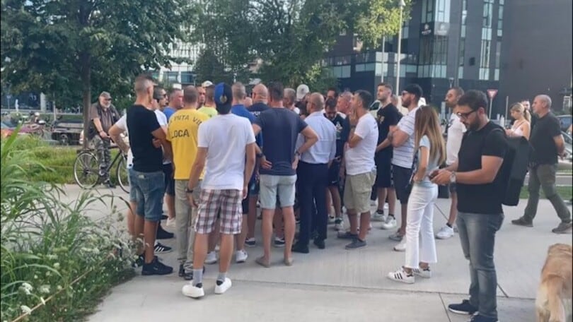 Inter-Cuadrado, nessuna contestazione ma solo malumore: le immagini dei tifosi