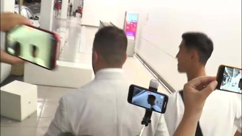 Milan, a Linate è sbarcato Reijnders