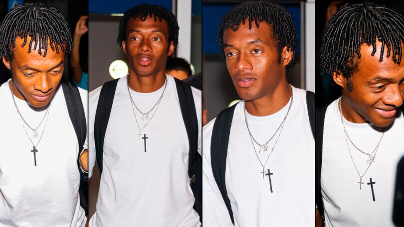 Inter, ecco Cuadrado: è atterrato a Milano