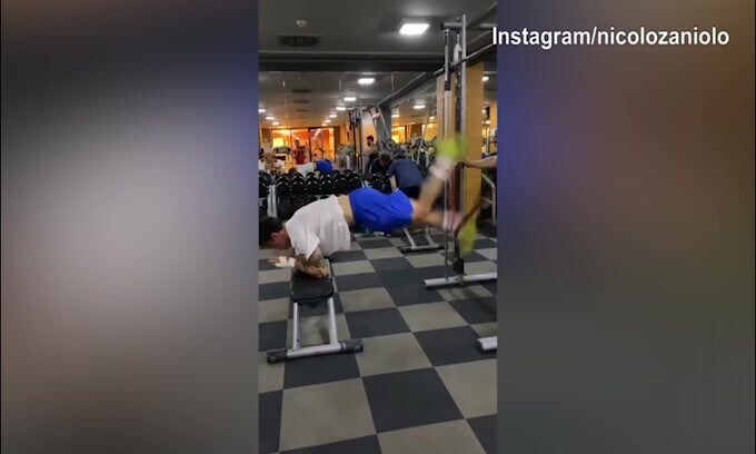 Zaniolo, mano fasciata ma il lavoro in palestra prosegue