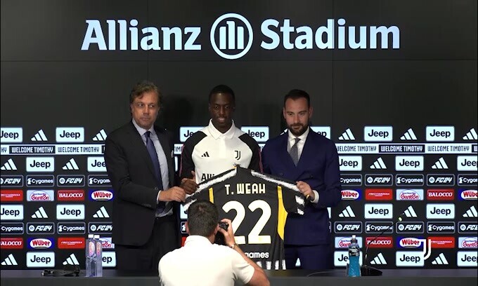 Weah: "Io onorato di essere bianconero"