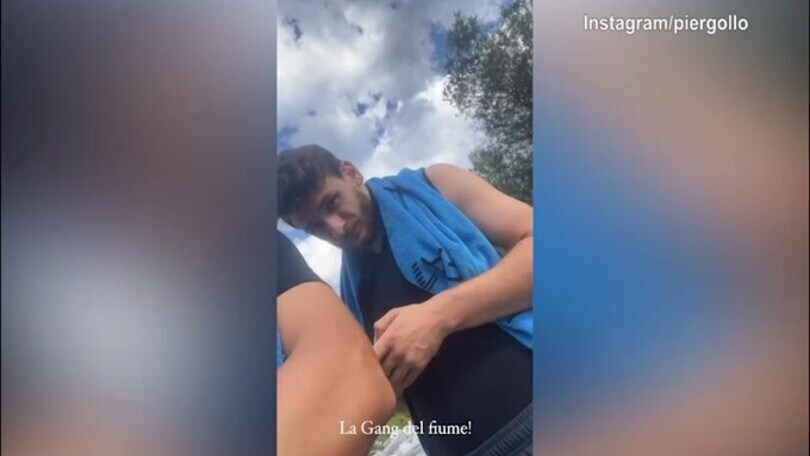 Napoli, Gollini mostra la "Gang del fiume": il video social