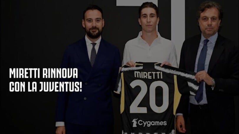 Juve, è ufficiale: Miretti ha rinnovato fino al 2027