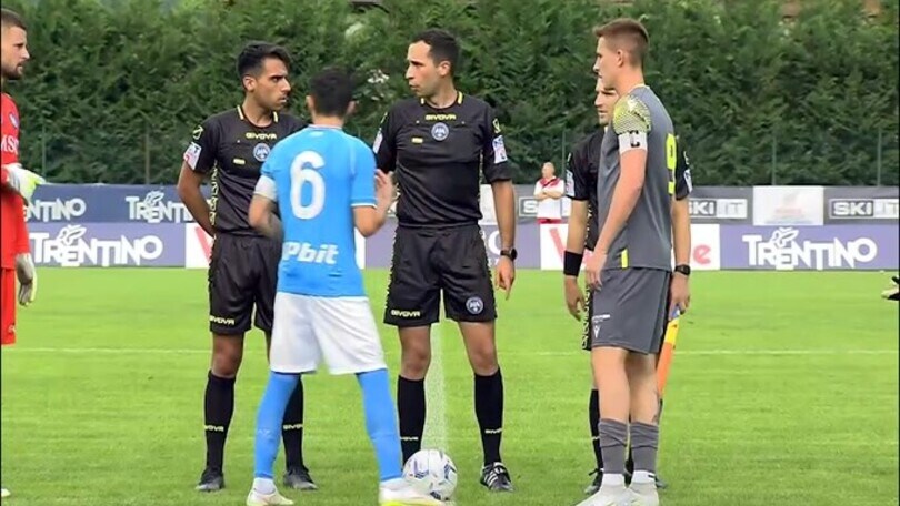 Napoli-Anaune Val di Non 6-1, i primi gol degli azzurri di Garcia