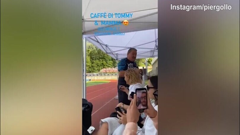 Tommy Starace ed il caffè offerto alla mamma di Gollini