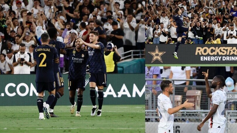 Valverde e Vinicius, rimonta Real: 3-2 al Milan