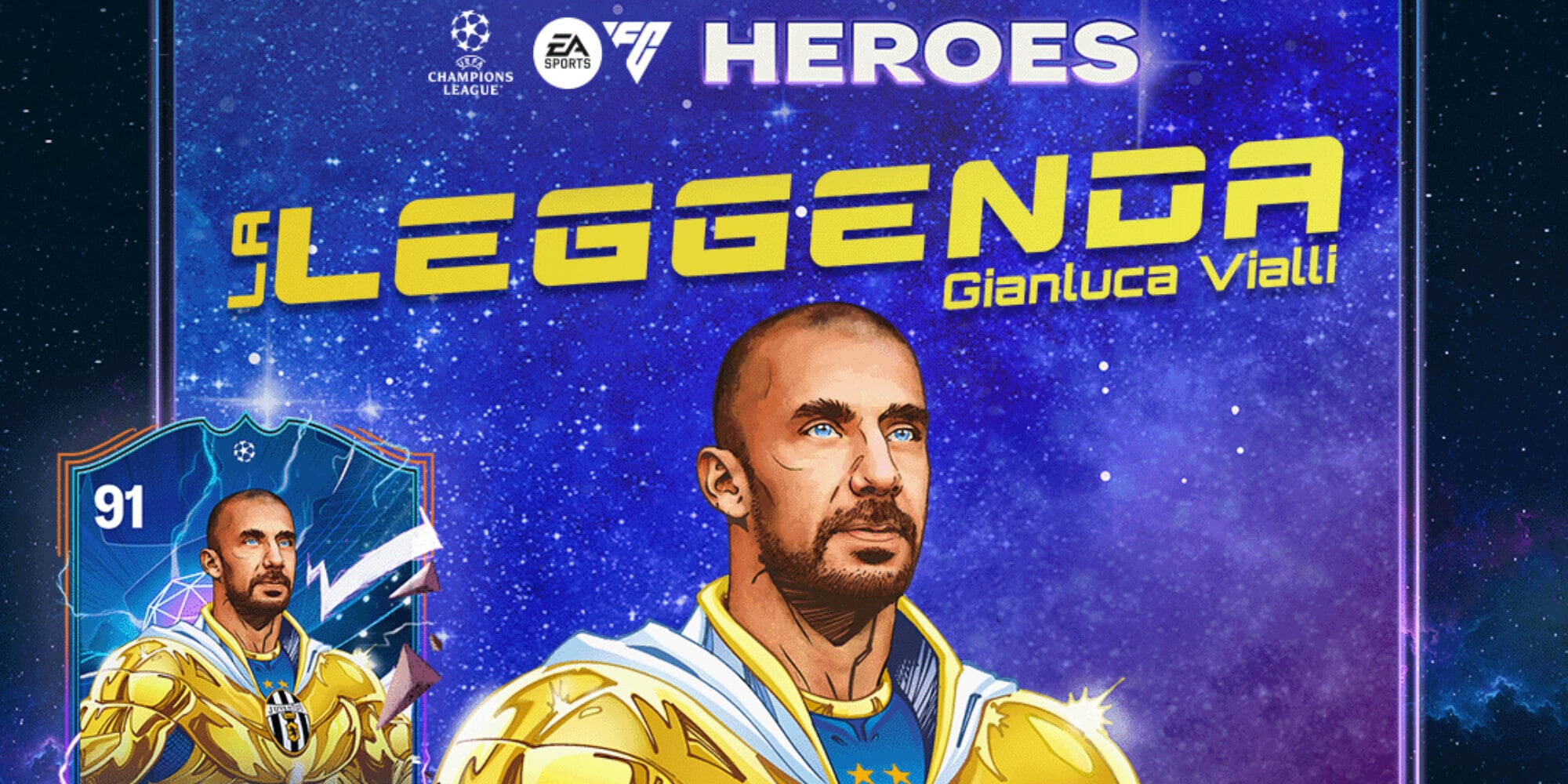 Gianluca Vialli verrà celebrato in FC24 diventando un Eroe