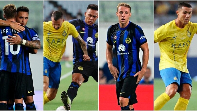 Inter-Al Nassr, primo gol per Frattesi: 1-1 contro Ronaldo e Brozovic
