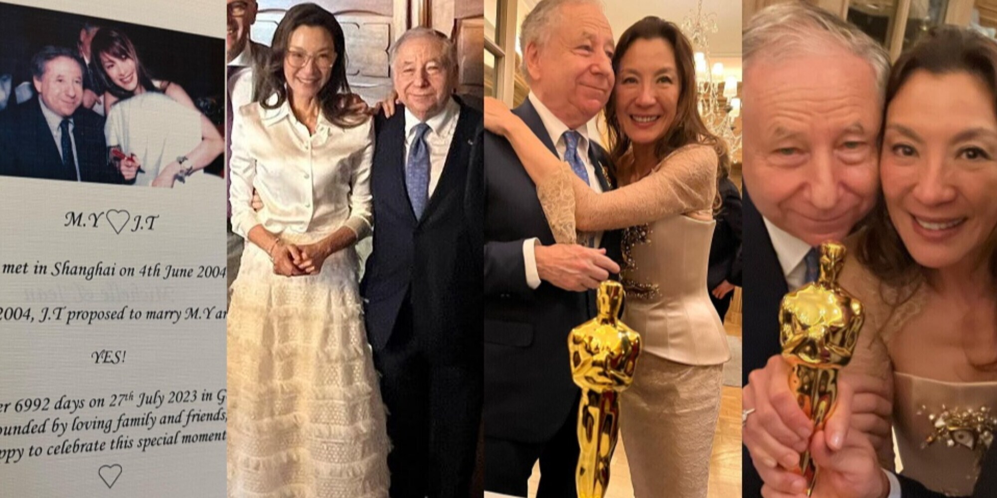 Jean Todt e Michelle Yeoh si sono sposati: l'omaggio a Schumacher