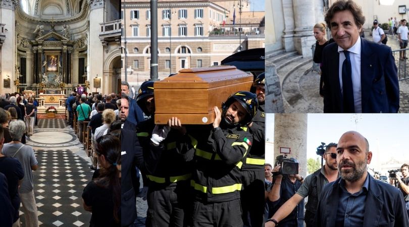 Purgatori, da Cairo a Saviano: tantissimi presenti ai funerali