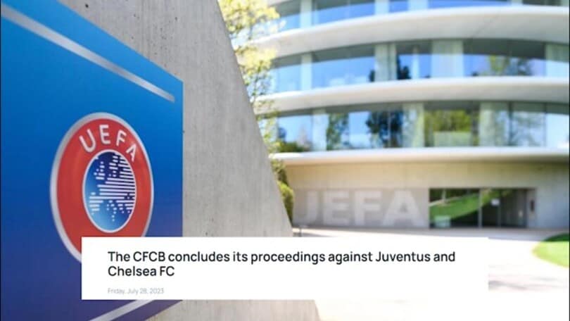 La Uefa ha deciso, multa ed esclusione dalle Coppe per la Juve