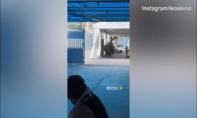 Starace gira in bici, Ostigard e Kvara si divertono...