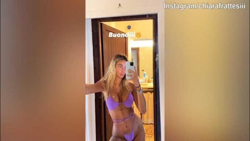 Chiara Frattesi, ecco il suo buongiorno: fan in visibilio