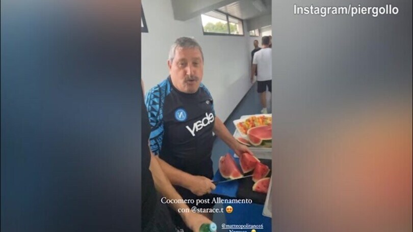 Napoli, Gollini show: "Cocomero post allenamento con Starace"