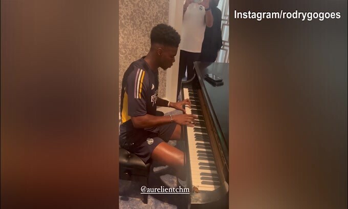 Tchouameni, tocco di classe al pianoforte