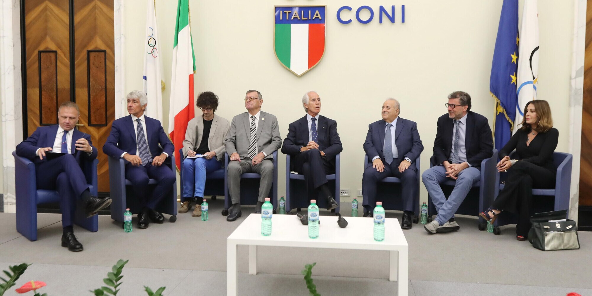 Taglio del nastro al Coni per i Campionati Europei 2023