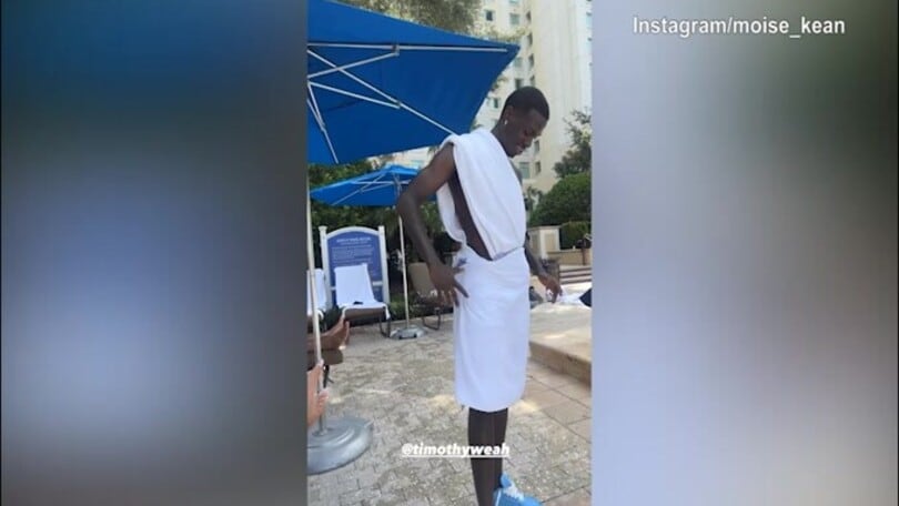 Juve, Kean burlone: Weah diventa il "re della Liberia"